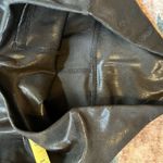 Fabletics Oasis High Waisted Legging Women's size Small Faux Leather Shiny Black Photo 6