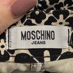Moschino Vintage  Black and Cream Floral Pants Photo 7