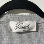 Vintage Union Made Grey Boucle Cardigan Size 12 Made in USA Photo 2