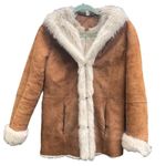 UGG  SHEARLING TAN SUEDE COAT Photo 0