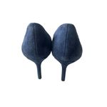LOUISE ET CIE Blue Suede Bow Heels size 37.5/7.5 Photo 6