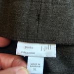 J. Jill Ponte Grey Mini Pencil Pull On Skirt Sz XL Gray Photo 4