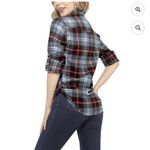 NEW! Matchstick Women’s Plaid Flannel Shirt 100% Cotton Blue Pink Size XS Photo 1