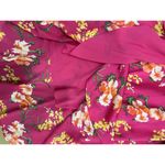 Ava And Aiden Floral Wrap‎ Maxi Dress Ruffle Pink Multicolor Size Large Lined Photo 3