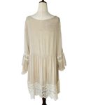 INDIGO SOUL Bell Sleeve Crochet Lace Dress Size XL Photo 3