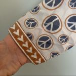 Gretchen Scott  Peace Sign V Neck Cotton Tunic. Size Small Photo 3