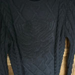 Disney  Parks x Marvel Avengers Black Panther‎ Cable Knit Sweater | Size S Photo 6