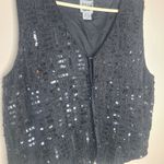 Vintage Beaded And Sequin Sweet Sue Vest Woman's Black Size undefined Photo 1