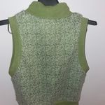 ZARA Green Turtleneck Sleeveless Sweater Photo 1