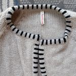 Hanna Andersson Love,Hanna Baby Alpaca Cream/Black Triangle Cardigan Size Medium Black Photo 2