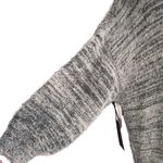 Black Tape Plus SZ X Eyelash Cardigan Open Front 3/4 Balloon Sleeve Stretch Gray Photo 1