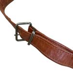 Flores Mexican womens handcrafted Tooled brown Leather Crossbody Bag SKU8095 Photo 2