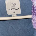 Ivory Ella  Purple and White Sherpa Jacket Photo 12