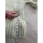 Madewell Alpaca Blend Harry Sheer Mock Neck Sweater Light Heather Green Size M Photo 6
