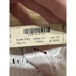 Massimo Dutti  White Eyelet Square Neck Puff Sleeve Blouse EUR 40 US 8 Photo 5