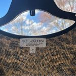 St. John Collection cheetah leopard Animal Print Sweater 14 Photo 4