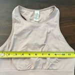 Lululemon light pink high neck sports bra size 4 Photo 6