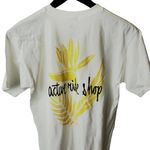 Urban Outfitters NWT Active Ride Shop T Shirt Double Sided Sport Graphic Tee Cotton White Small S Photo 1