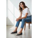 Coach  Flats Women's Black Mirror Metallic Chelsea Cap Toe Classic Sophisticated Photo 1