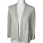 Wooden Ships Paola Buendia Champagne Knit Cardigan Sweater XS Photo 0