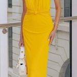 Rebecca Vallance Phoenix Dress Gown Marigold Size US 2 NWT Orange Photo 0