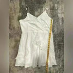 Trixxi Women’s White V-Neck  Dress Photo 6