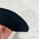 H&M  One Size Women's Charcoal Wool Stretch Fitted Beret Hat Photo 3