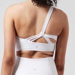 Athleta NWOT White Athena Bra A-C Small Photo 1