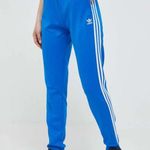 Adidas NWT Adicolor Classics Cuffed Track Pants  BLUE XS Photo 2