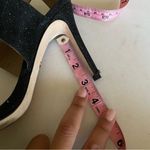 Charles David  Black Icon Glitter Sandal Heels- Size 7 Photo 4