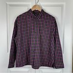 Madewell  Button Up Plaid Flannel Shirt Boxy Loose Fit Crop Top Blouse Size M Photo 12
