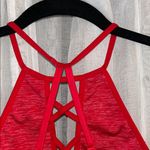 PINK - Victoria's Secret VS Pink Cool & Comfy Size S Red Strappy Sports Bra Photo 4