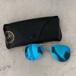 Ray-Ban Blue Mirrored Aviators Photo 1