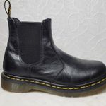 Dr. Martens  Nappa Chelsea Boots Womens 7 Mens 6 Black Leather Pull On Airwair Photo 9