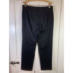 Talbots  Black Career Heritage Pants Womens‎ Petites 12P Straight Leg Side Zip Photo 3