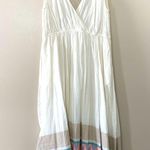 Free People  Lulu Embroidered Midi Dress Drawstring Waist Endless Summer Size XS Photo 2