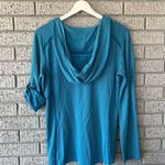 Kuhl  Hooded Sweatshirt Size Medium Blue Hiking Gorpcore Photo 3