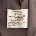 Suzi Chin For Maggy Boutique Dress Womens 6 Purple Satin Ruched Formal Cocktails Photo 7