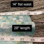 Tyler Boe Aqua Daisy Floral Midi Skirt Cottage Fairy Coastal Granddaughter Sz 8 Blue Photo 9