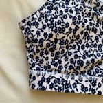 navy blue and white floral sports bra Photo 2