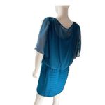 R & M Richards R & M‎ Richards Dress 14 Sheer Top Stretch Cruise Wedding Party Cocktails Photo 5