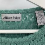 Allison Paige Size Lg Sweater Wool Angora Blend Long Sleeve Sage Green Women’s Photo 1