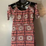 Hippie Rose  Cold Shoulder Micro Mini Dress in Pink and Black Photo 2