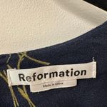 Reformation Navy Floral Dress Photo 4