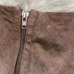 Six Crisp Days Leather Mini Moto Skirt Photo 4
