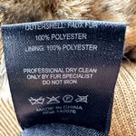 Generation Love  Heidi Bomber Jacket Leopard Print Faux Fur Pockets Brown Large Photo 3