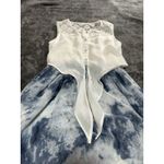 Sunny Fashion maxi dress featuring a white sleeveless top Size 12 Photo 3