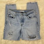ZARA  Super Ripped Baggy Distressed‎ Light Washed Jeans Size 6 Photo 9