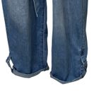 BLANK NYC Womens Sleeveless Belted Blue Denim Jumpsuit Size Large Photo 4