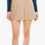 American Apparel  khaki tan mini tennis skirt Photo 0